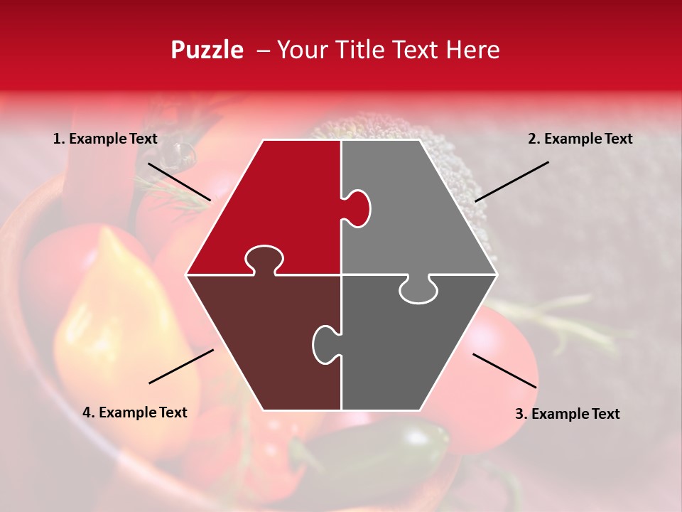 Vitamin Rosmarin Chili PowerPoint Template