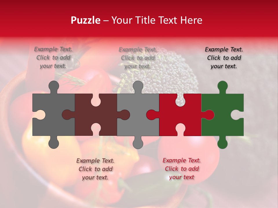 Vitamin Rosmarin Chili PowerPoint Template