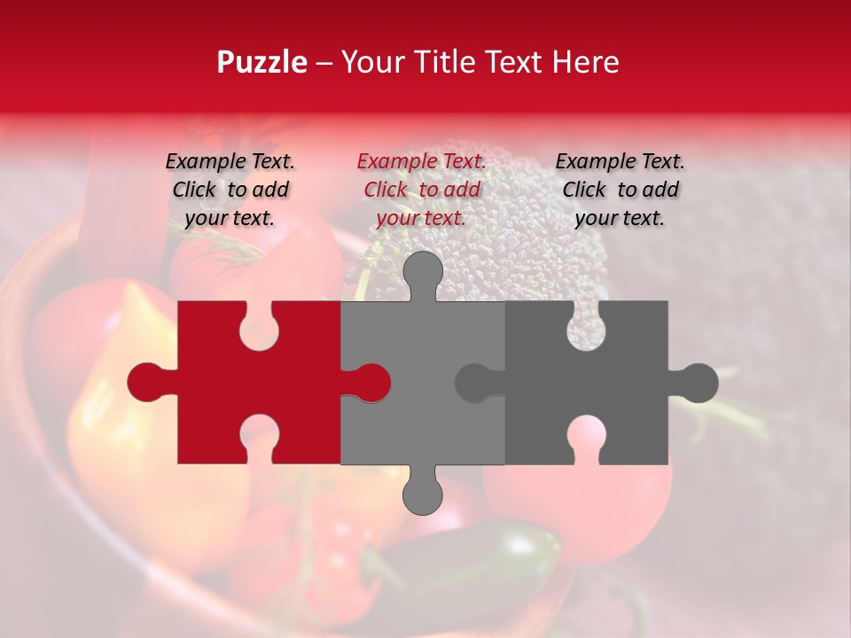 Vitamin Rosmarin Chili PowerPoint Template