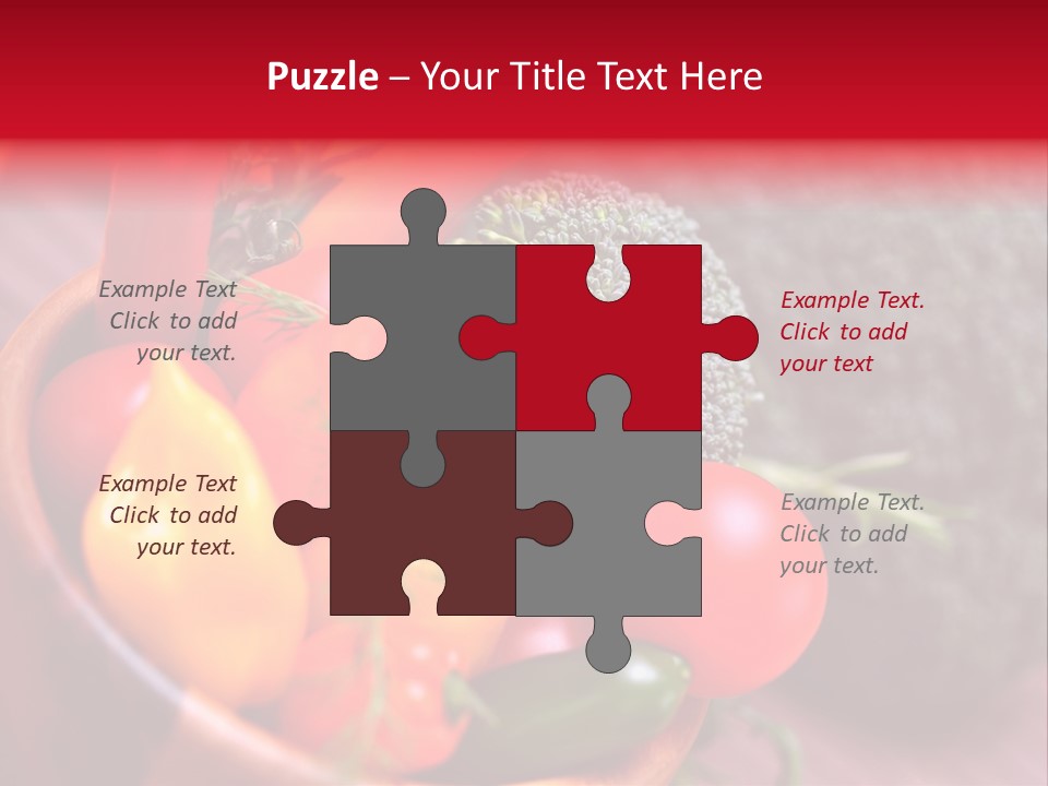 Vitamin Rosmarin Chili PowerPoint Template