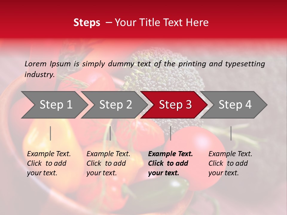 Vitamin Rosmarin Chili PowerPoint Template