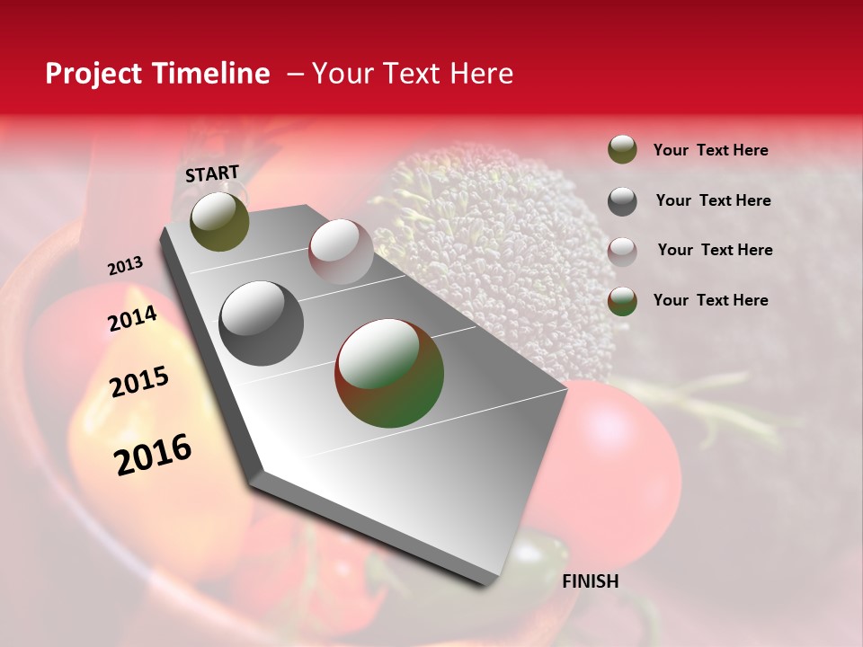 Vitamin Rosmarin Chili PowerPoint Template