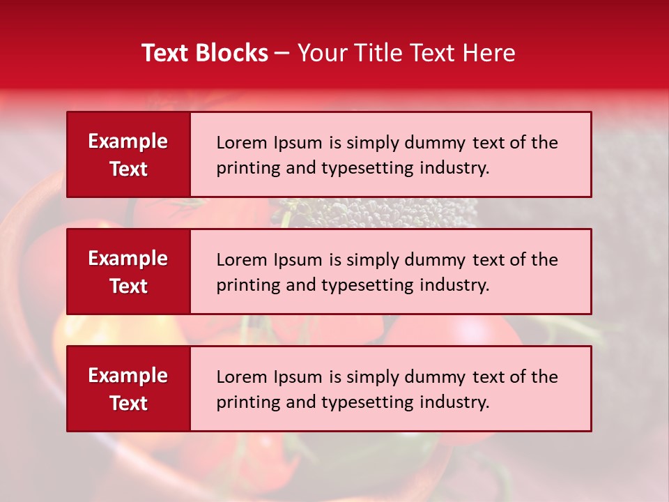 Vitamin Rosmarin Chili PowerPoint Template
