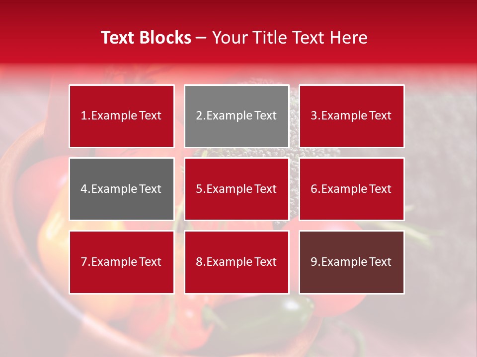 Vitamin Rosmarin Chili PowerPoint Template