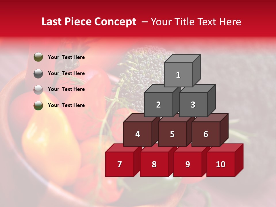 Vitamin Rosmarin Chili PowerPoint Template
