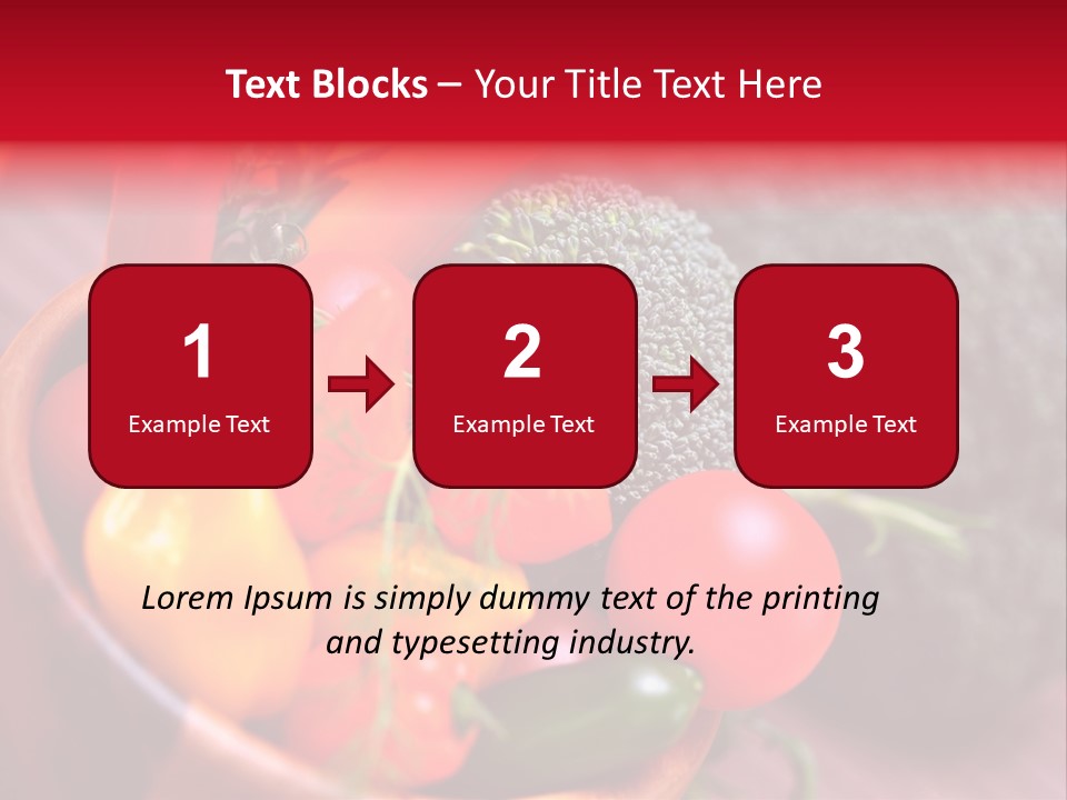 Vitamin Rosmarin Chili PowerPoint Template