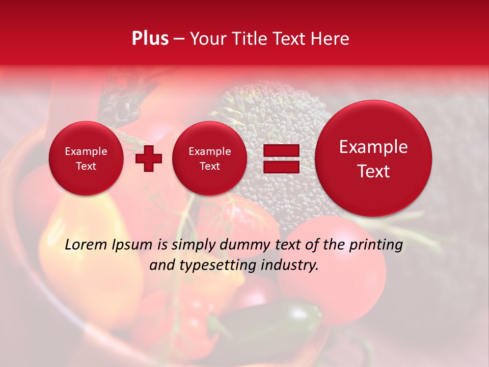 Vitamin Rosmarin Chili PowerPoint Template