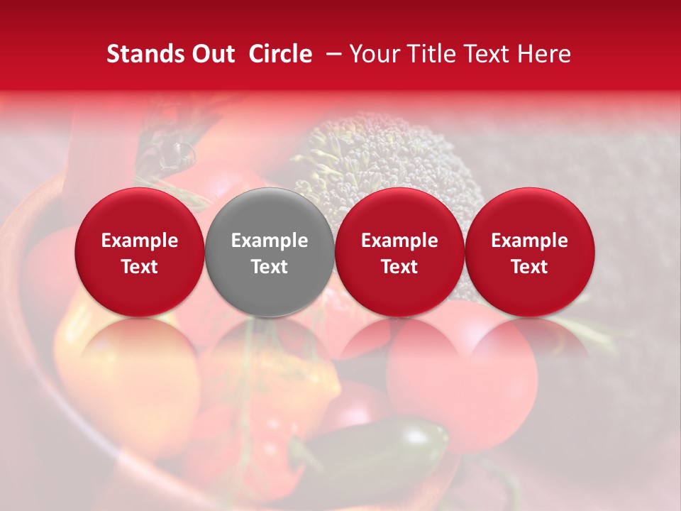 Vitamin Rosmarin Chili PowerPoint Template