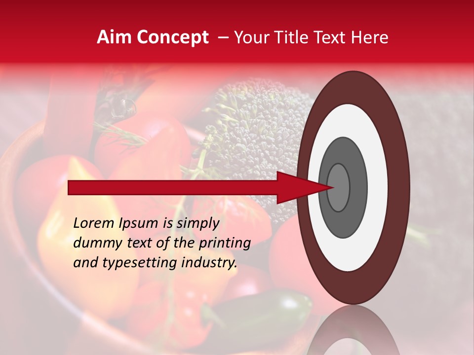 Vitamin Rosmarin Chili PowerPoint Template