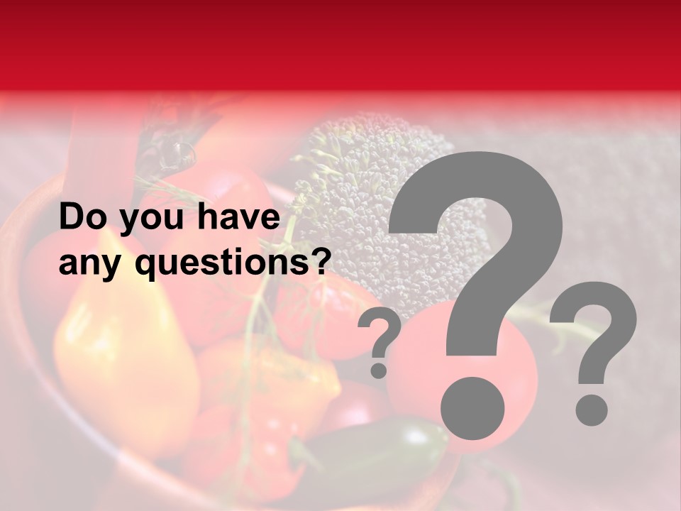 Vitamin Rosmarin Chili PowerPoint Template