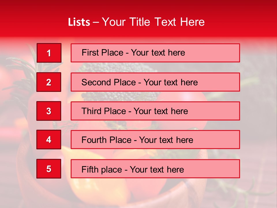 Dill Mediterran Paprika PowerPoint Template