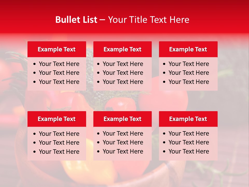 Dill Mediterran Paprika PowerPoint Template