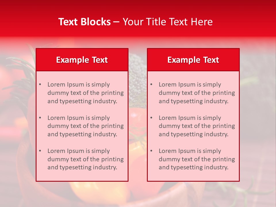 Dill Mediterran Paprika PowerPoint Template