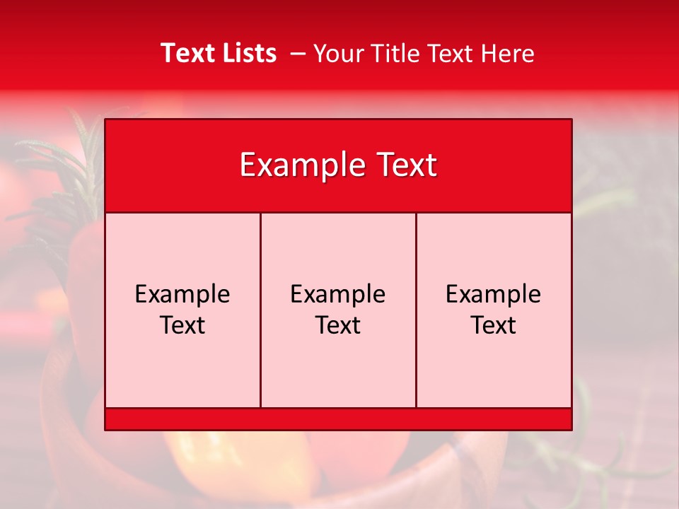 Dill Mediterran Paprika PowerPoint Template