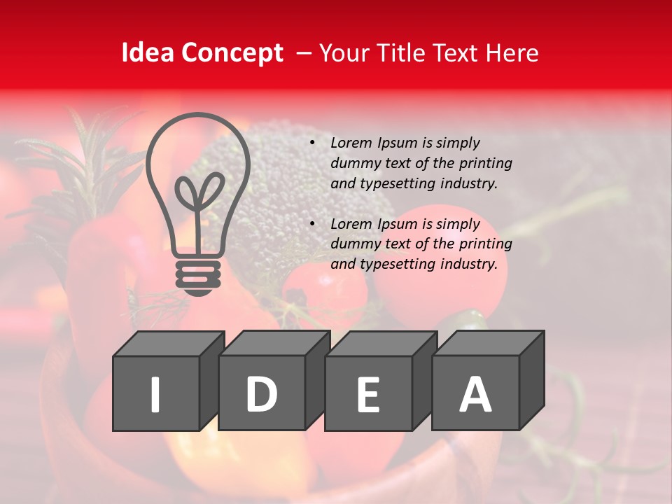 Dill Mediterran Paprika PowerPoint Template