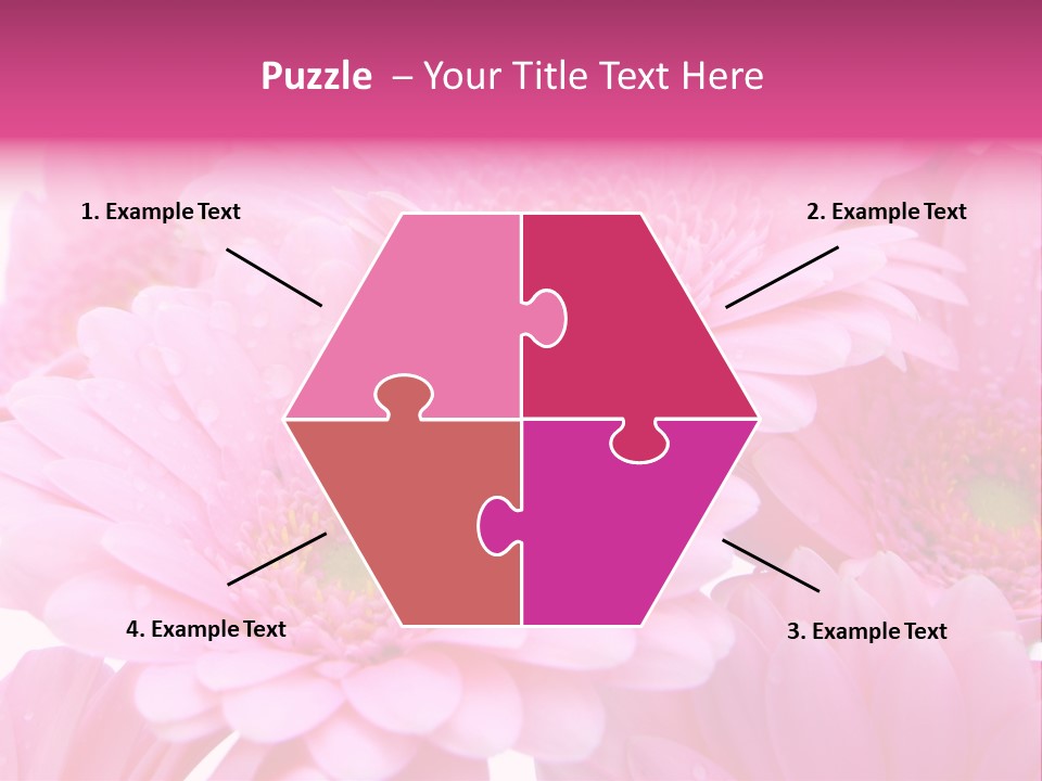 Muttertag Blumen Wei PowerPoint Template