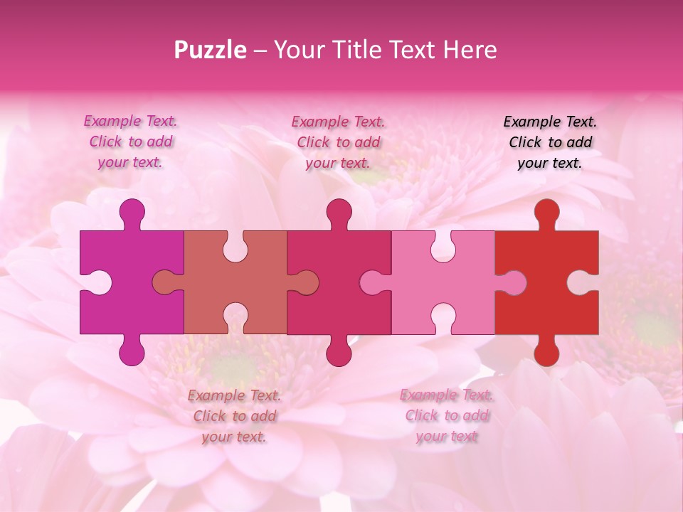 Muttertag Blumen Wei PowerPoint Template