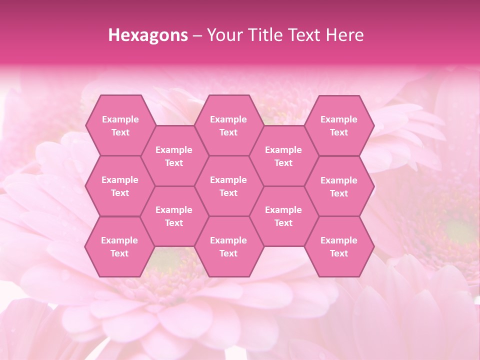 Muttertag Blumen Wei PowerPoint Template