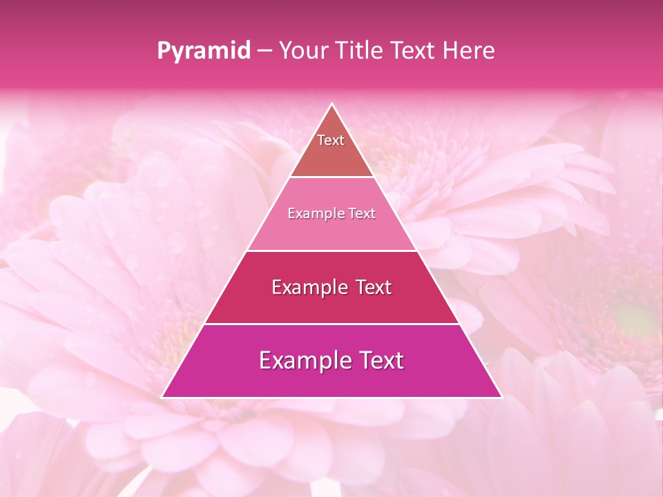 Muttertag Blumen Wei PowerPoint Template