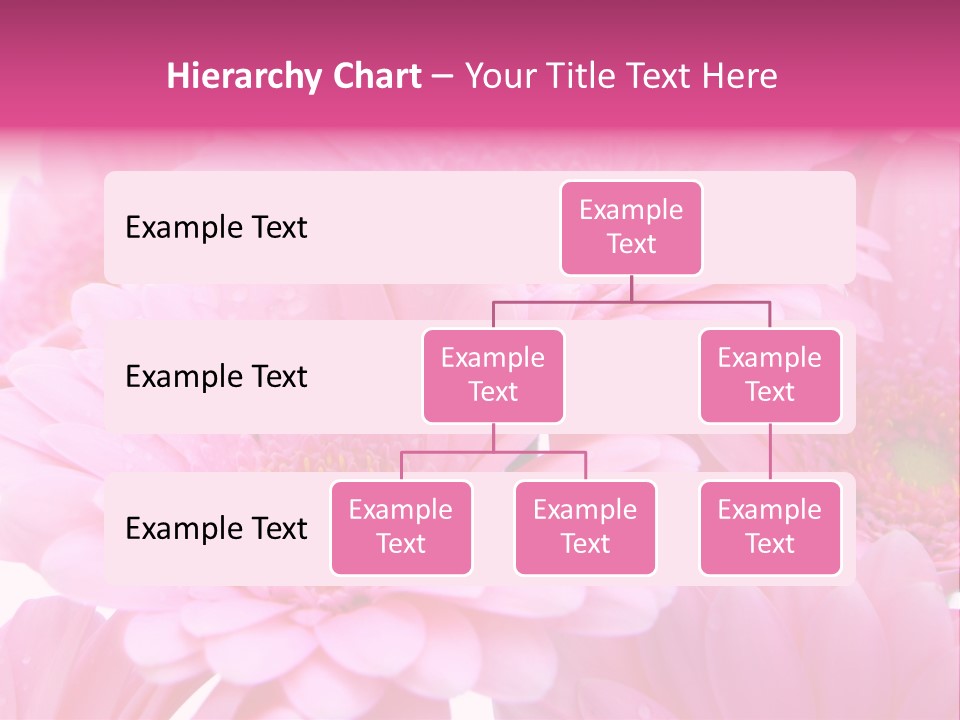 Muttertag Blumen Wei PowerPoint Template