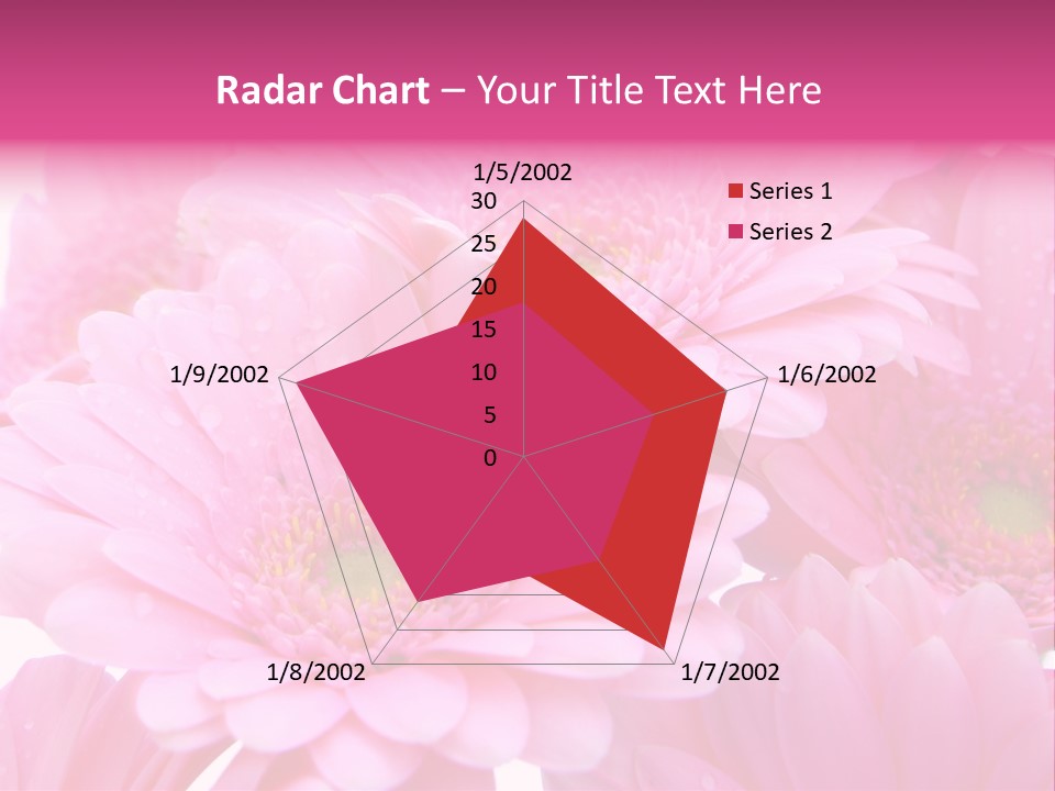 Muttertag Blumen Wei PowerPoint Template