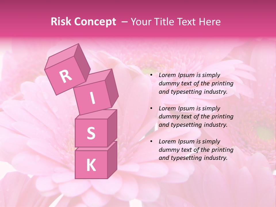 Muttertag Blumen Wei PowerPoint Template