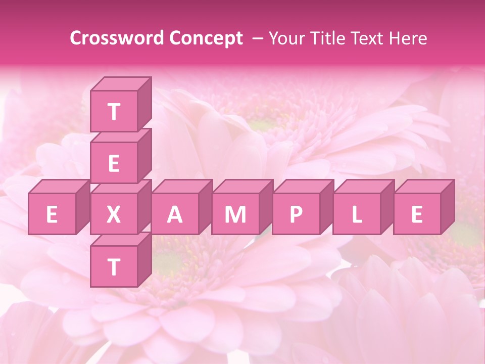 Muttertag Blumen Wei PowerPoint Template