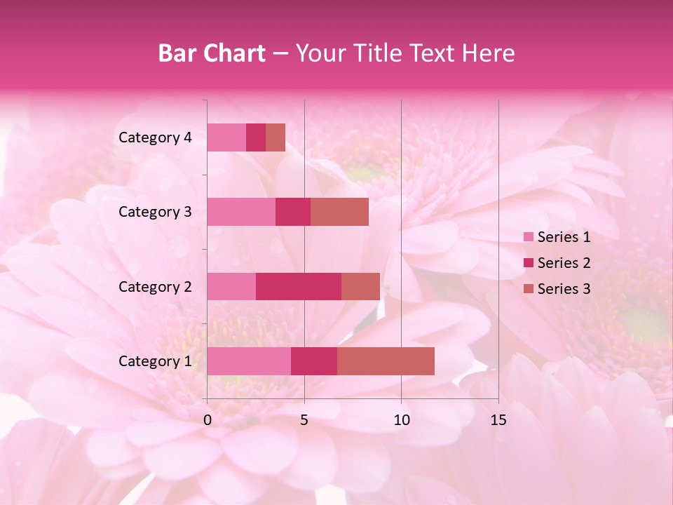 Muttertag Blumen Wei PowerPoint Template