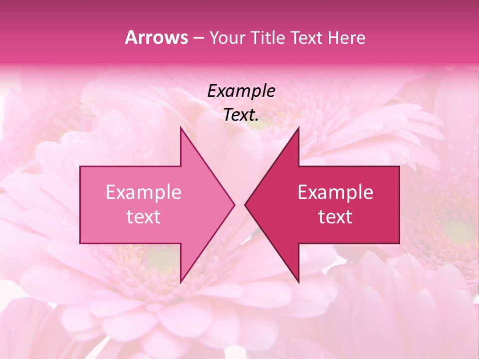 Muttertag Blumen Wei PowerPoint Template