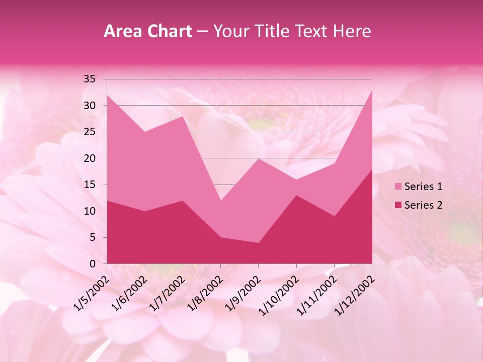 Muttertag Blumen Wei PowerPoint Template