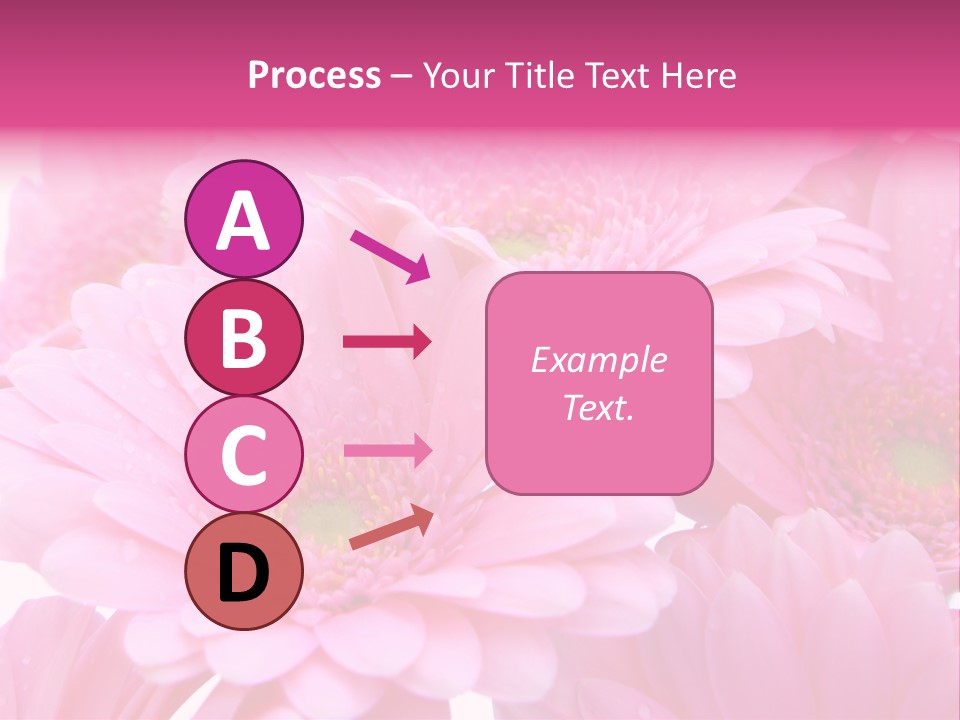 Muttertag Blumen Wei PowerPoint Template