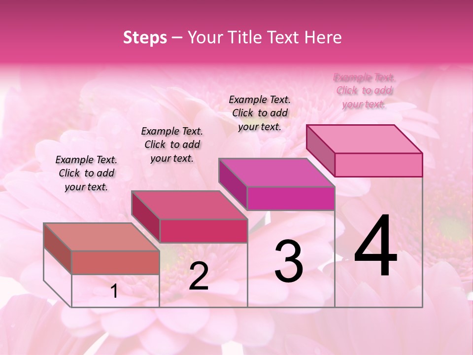 Muttertag Blumen Wei PowerPoint Template