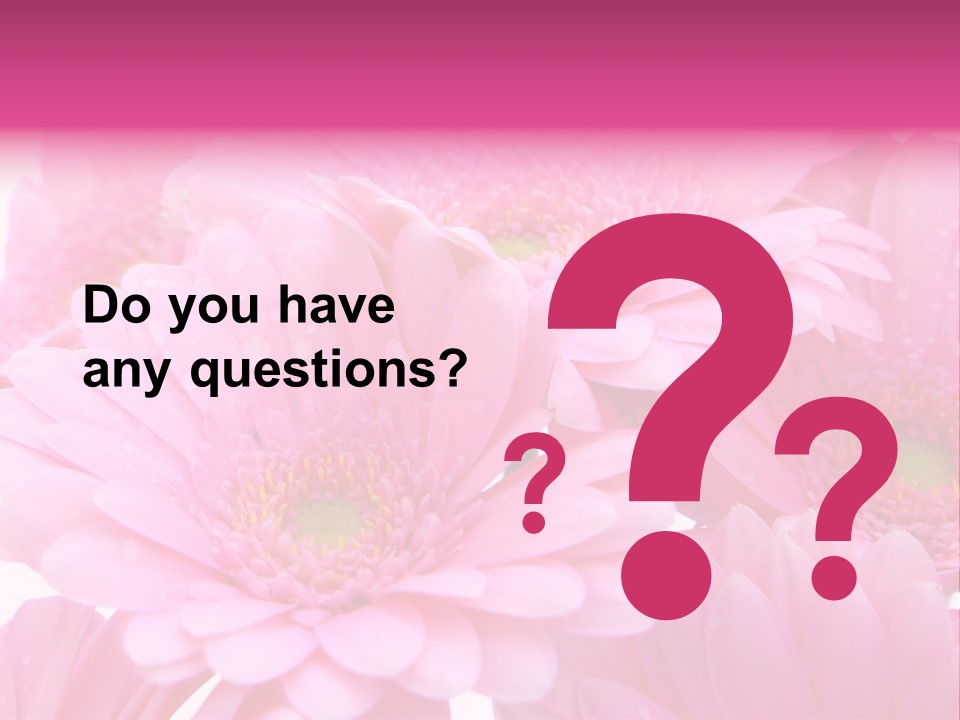 Muttertag Blumen Wei PowerPoint Template