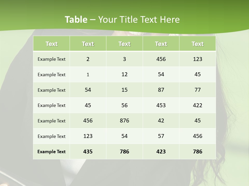 Cell Phone Corporate Smiling PowerPoint Template