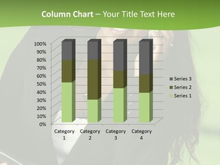 Cell Phone Corporate Smiling PowerPoint Template