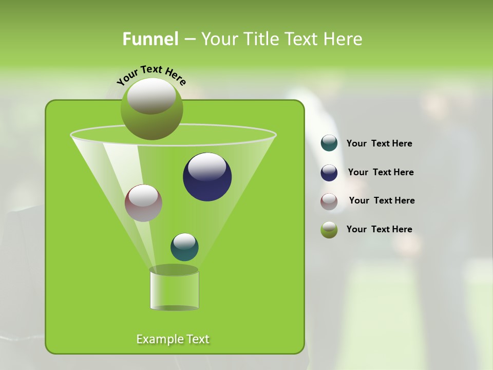 Cell Phone Portrait Ethnic PowerPoint Template
