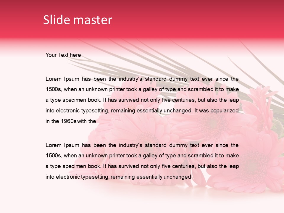 Geschenke Heirat Geburtstag PowerPoint Template