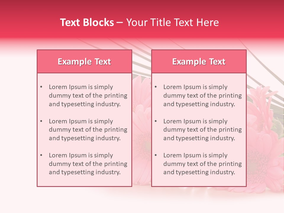 Geschenke Heirat Geburtstag PowerPoint Template