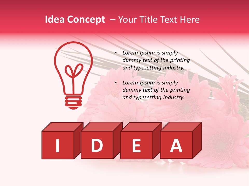 Geschenke Heirat Geburtstag PowerPoint Template