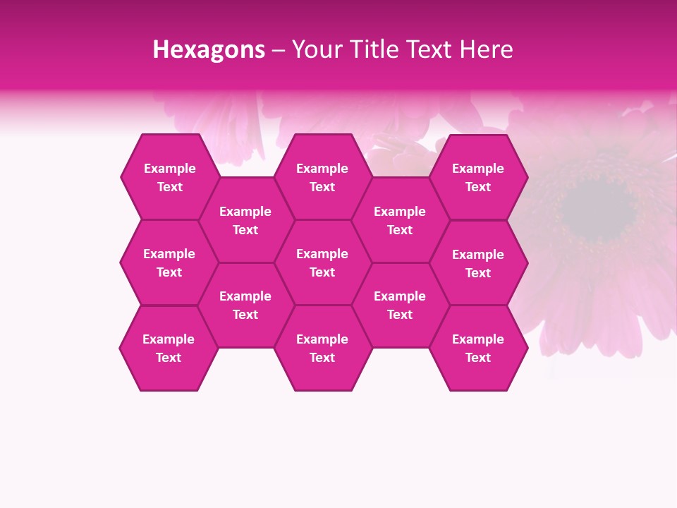 Geschenk Rosa Gartenarbeit PowerPoint Template