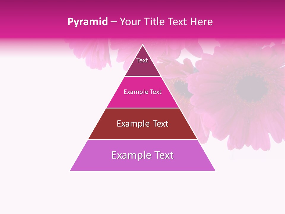 Geschenk Rosa Gartenarbeit PowerPoint Template