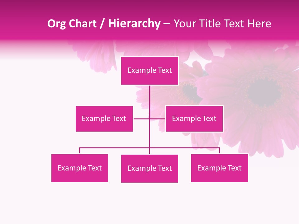 Geschenk Rosa Gartenarbeit PowerPoint Template