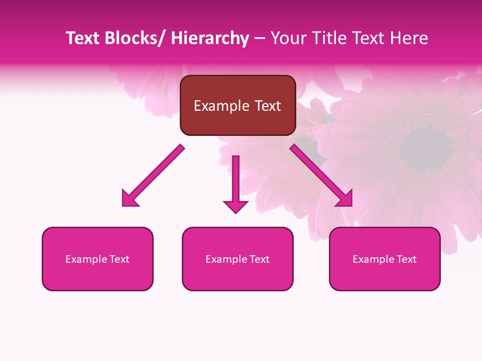 Geschenk Rosa Gartenarbeit PowerPoint Template