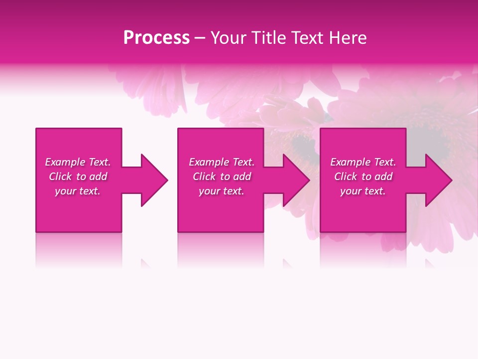 Geschenk Rosa Gartenarbeit PowerPoint Template