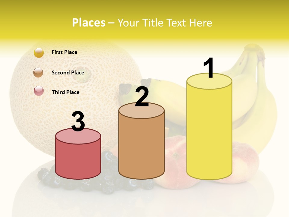 Cantaloup Peach Health PowerPoint Template