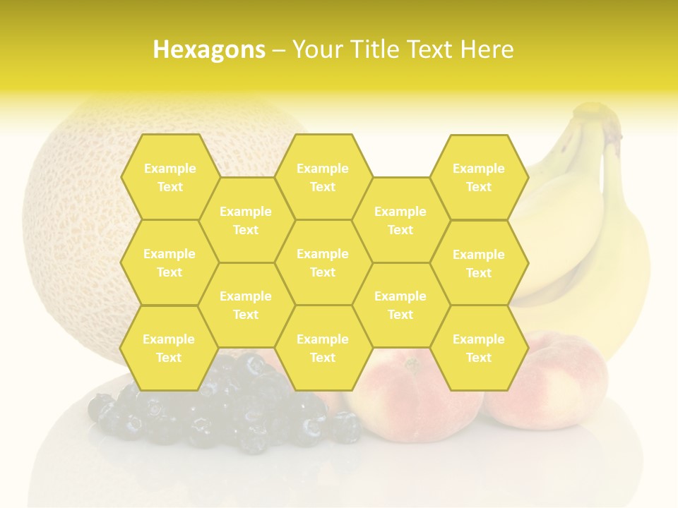 Cantaloup Peach Health PowerPoint Template