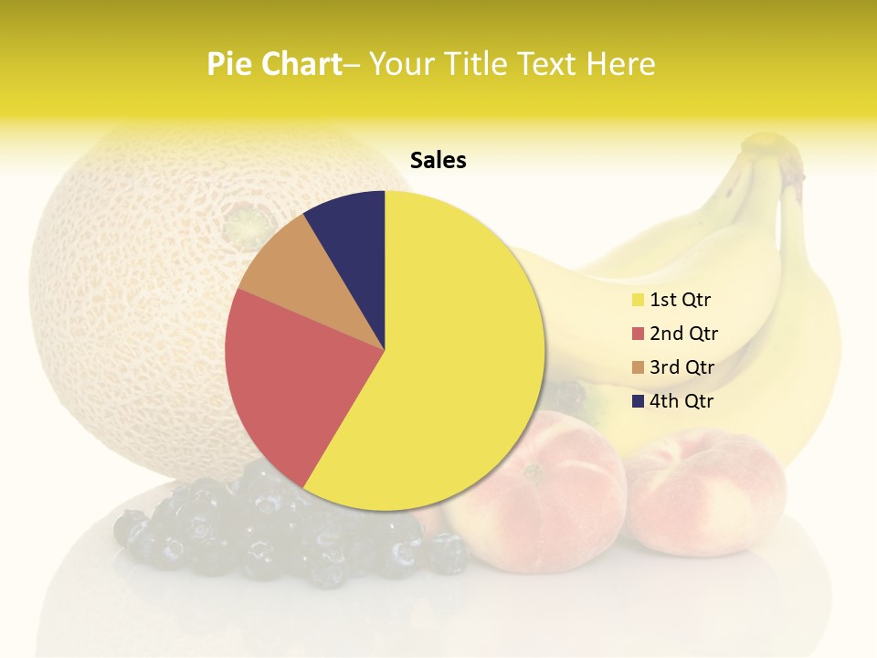 Cantaloup Peach Health PowerPoint Template