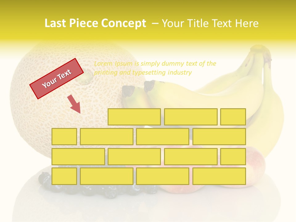 Cantaloup Peach Health PowerPoint Template