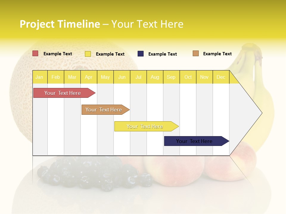 Cantaloup Peach Health PowerPoint Template