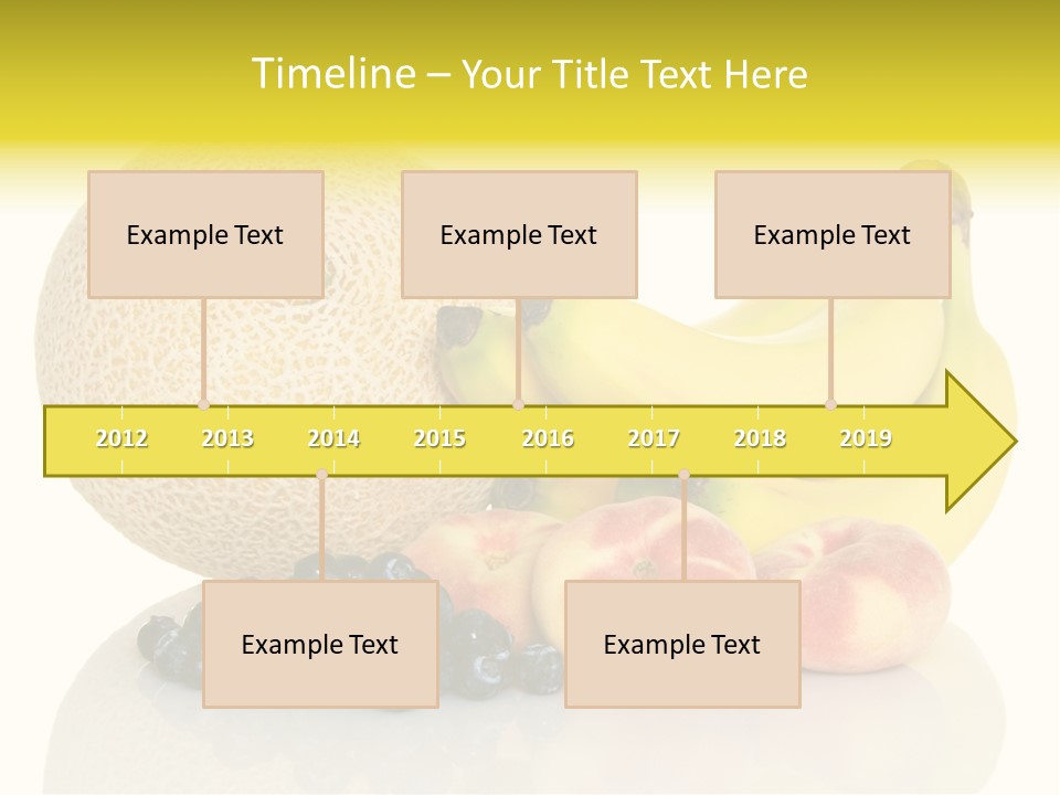 Cantaloup Peach Health PowerPoint Template